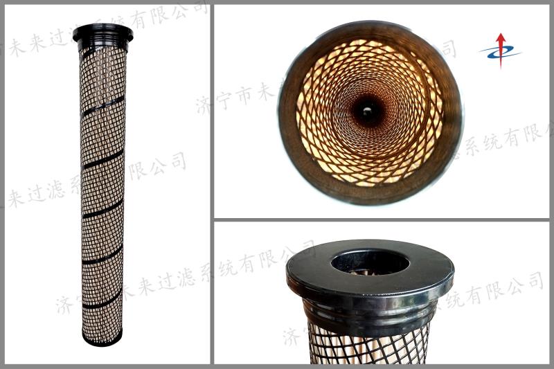耐高溫除塵濾筒根據(jù)實(shí)際的使用工況，選用原裝進(jìn)口阻燃濾材使整個(gè)濾筒具有良好的阻燃性能